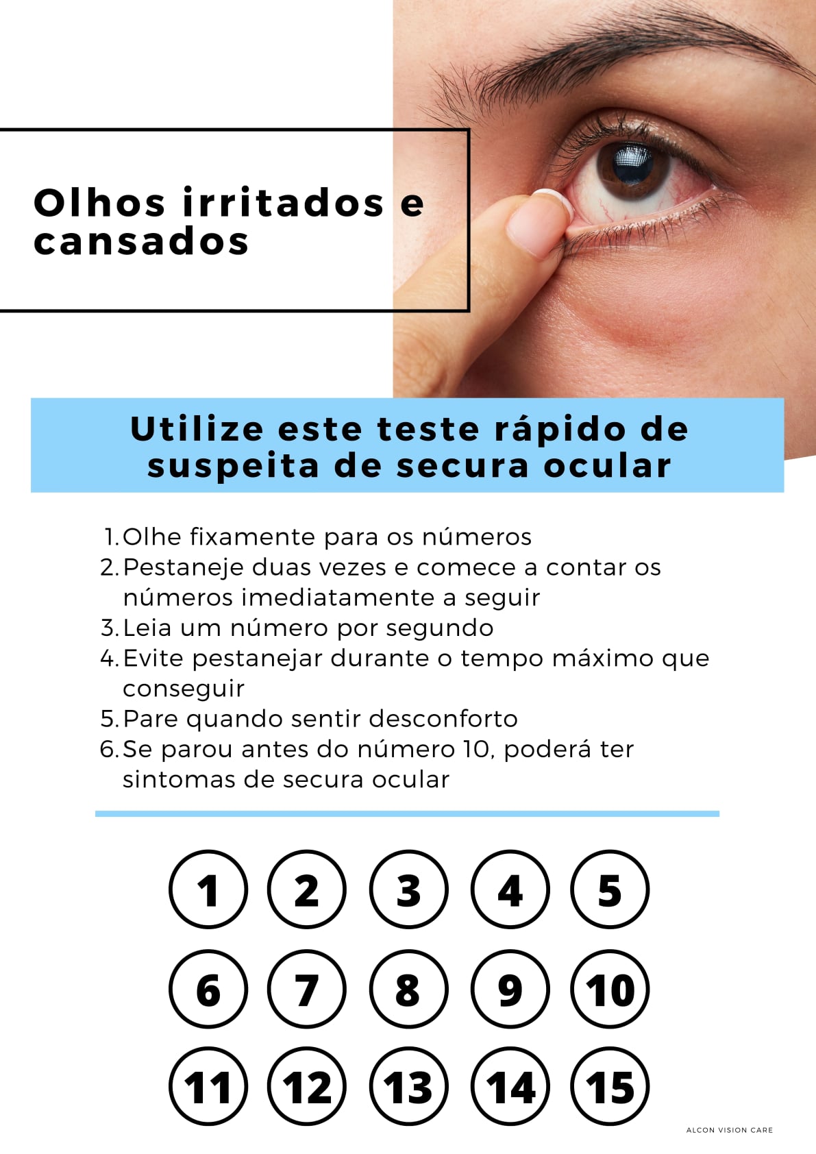Olhos secos | teste rápido e fácil