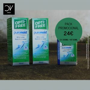 Opti-Free Pure Moist 300 ML 2x 300 ML + Oferta Kit de 60 ML