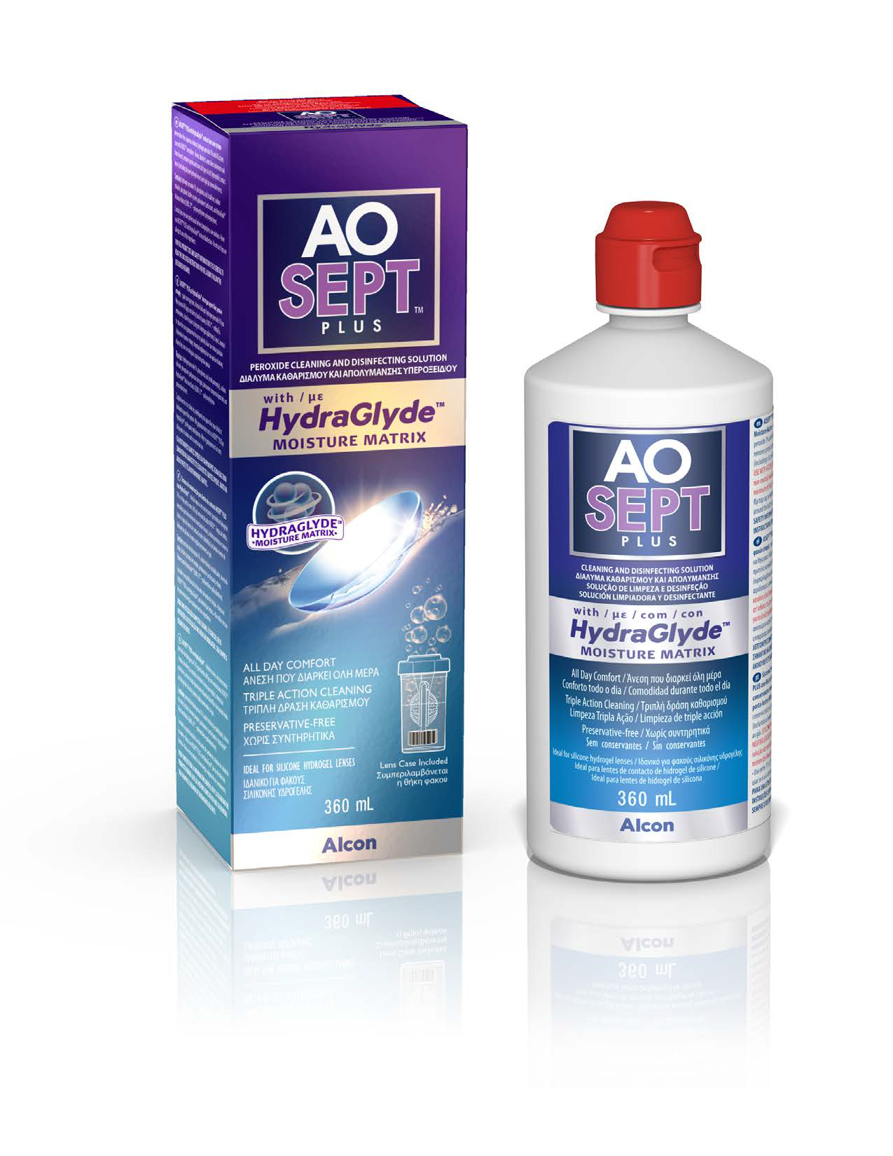Aosept Plus HydraGlyde 360 ML